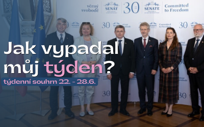 Co přinesl poslední červnový týden v&nbsp;Senátu? 22.–28.&nbsp;června 2026