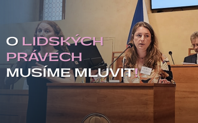 Vystoupila jsem na 32. veřejném slyšení Senátu k budoucnosti lidskoprávní agendy