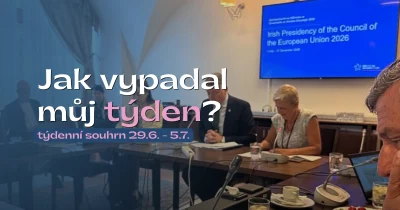 Týden mezi bydlením, Evropou a letními chvílemi s rodinou